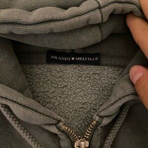brandy melville zip up